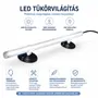Beauty Bright tükörre rögzíthető LED-es kozmetikai lámpa