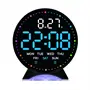 Kerek RGB LED digitális ébresztőóra