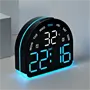 Félköríves LED digitális ébresztőóra