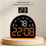 Félköríves LED digitális ébresztőóra