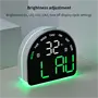 Félköríves LED digitális ébresztőóra
