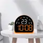 Félköríves LED digitális ébresztőóra