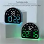Félköríves LED digitális ébresztőóra