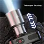 T-5831 cseppálló zoom-os fejlámpa USB-C töltéssel és 3 fokozattal