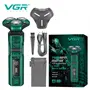 VGR V-343 Három forgófejes vízálló borotva