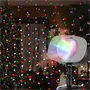LED dekoráció projektor RGB hulló hópelyhek