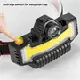Fejlámpa zoom funkcióval és piros-kék villogóval - W685-1