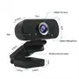 USB 1080P FullHD webkamera zajszűrős mikrofonnal